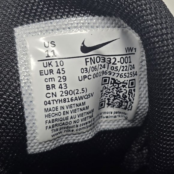 Nike Free Golf NN Golf Shoes Black Iron Grey White FN0332-001 Mens Size 11 New main image 11